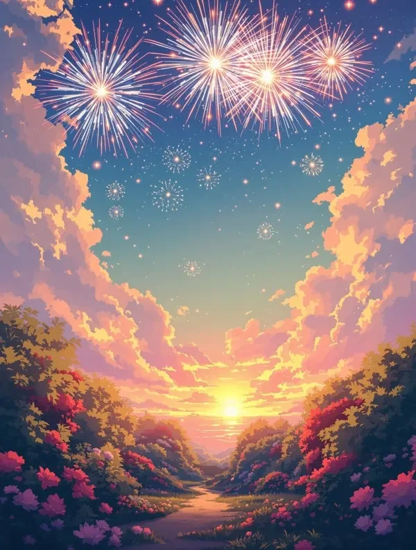 花火の夜